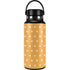 Yellow and White Hearts Hydro Flask 32oz Wide Mouth Skin