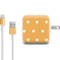 Yellow and White Hearts iPad Charger (10W USB) Skin