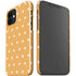 Yellow and White Hearts iPhone 12 Mini Lite Case