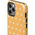 Yellow and White Hearts iPhone 12 Pro Impact Case