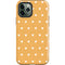 Yellow and White Hearts iPhone 12 Pro Max Impact Case