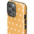 Yellow and White Hearts iPhone 13 Pro Max Impact Case