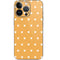 Yellow and White Hearts iPhone 14 Pro Skin