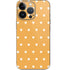 Yellow and White Hearts iPhone 14 Pro Skin