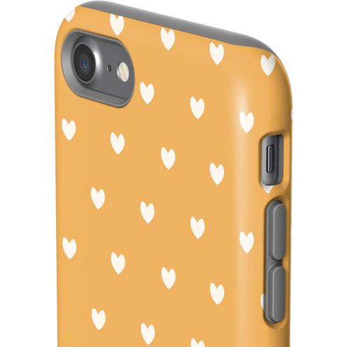 Yellow and White Hearts iPhone SE (2nd & 3rd Gen) Pro Case