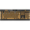 Yellow and White Hearts K95 RGB PLATINUM Mechanical Gaming Keyboard Skin