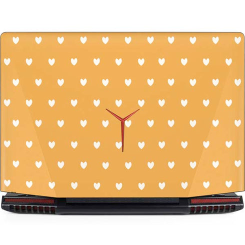 Yellow and White Hearts Legion Y720 Skin