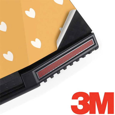 Yellow and White Hearts Legion Y720 Skin