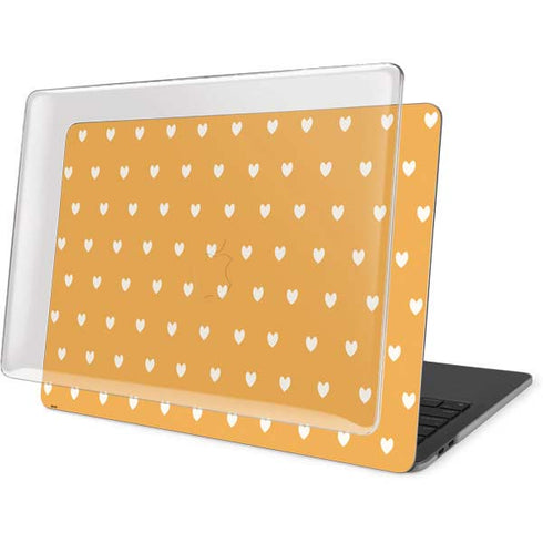 Yellow and White Hearts MacBook Pro 13in (2020) Case plus Skin