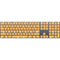 Yellow and White Hearts Magic Keyboard with Numeric Keypad Skin