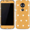 Yellow and White Hearts Moto E5 Play Skin