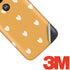 Yellow and White Hearts Moto E5 Play Skin