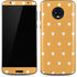 Yellow and White Hearts Moto G6 Skin