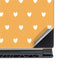 Yellow and White Hearts MSI GS65 Stealth Laptop Skin