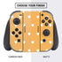 Yellow and White Hearts Nintendo Switch Bundle Skin