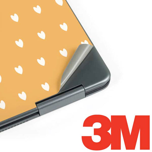 Yellow and White Hearts Notebook 9 Pro 13in (2017) Skin