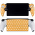 Yellow and White Hearts PlayStation Portal Remote Player Skin