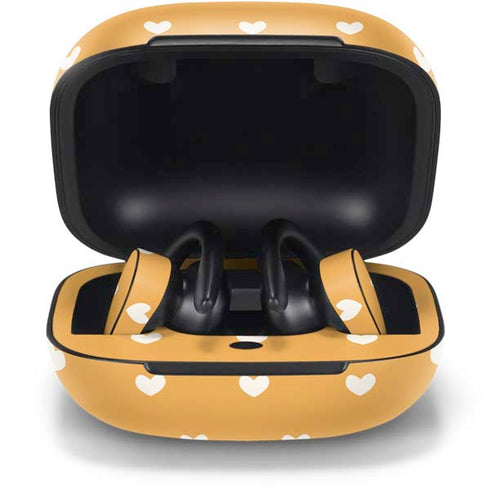 Yellow and White Hearts PowerBeats Pro Skin
