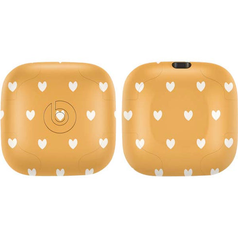 Yellow and White Hearts PowerBeats Pro Skin