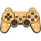 Yellow and White Hearts PS3 Dual Shock wireless controller Skin