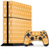 Yellow and White Hearts PS4 Console and Controller Bundle Skin