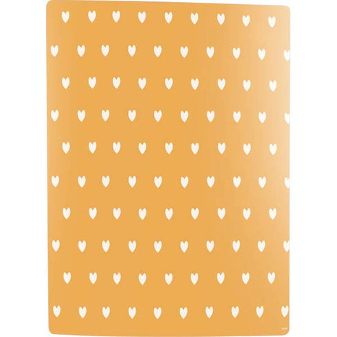 Yellow and White Hearts PS5 Digital Edition Bundle Skin