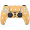 Yellow and White Hearts PS5 Controller Skin