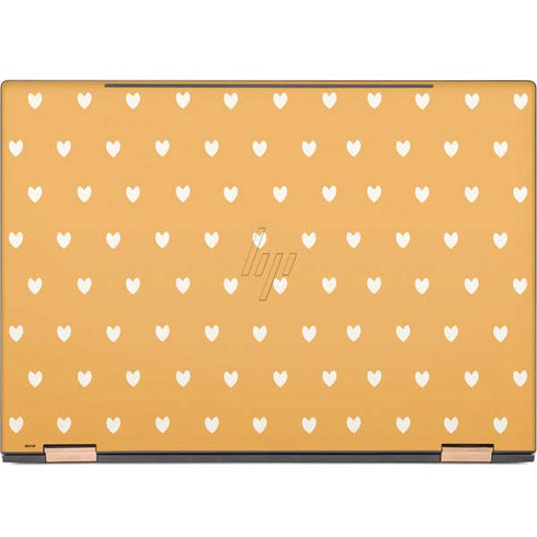 Yellow and White Hearts HP Spectre Skin