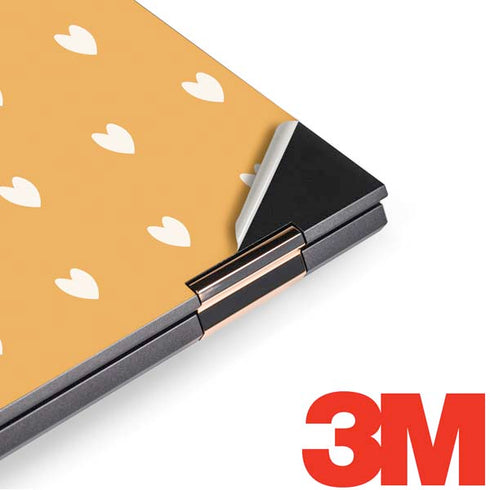 Yellow and White Hearts HP Spectre Skin