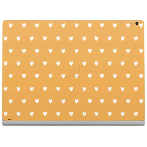 Yellow and White Hearts Surface Book 2 13.5in Skin