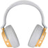 Yellow and White Hearts Surface Headphones Skin