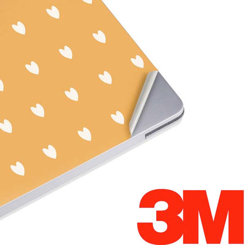 Yellow and White Hearts Surface Laptop 2 Skin