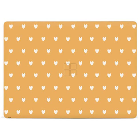 Yellow and White Hearts Surface Laptop 3 13.5in Skin