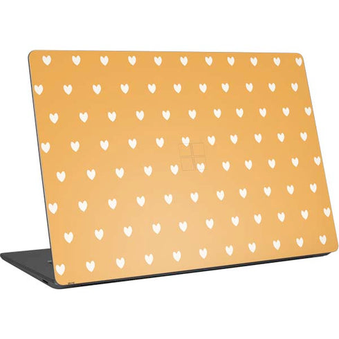 Yellow and White Hearts Surface Laptop 4 15in Skin