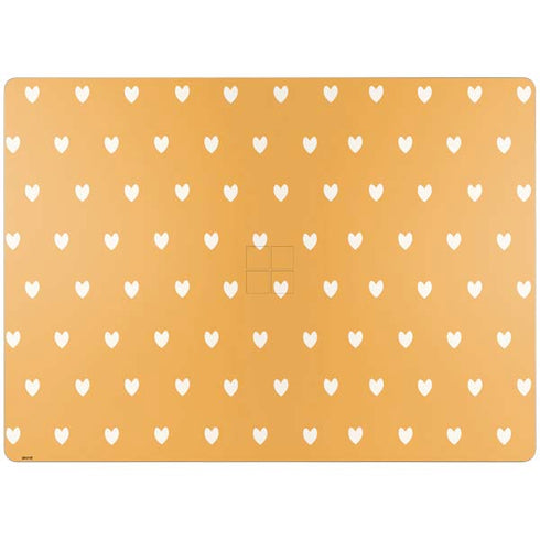 Yellow and White Hearts Surface Laptop 4 15in Skin
