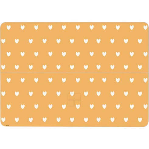 Yellow and White Hearts Surface Laptop Studio Skin