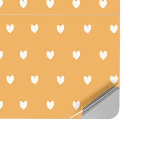 Yellow and White Hearts Surface Laptop Studio Skin