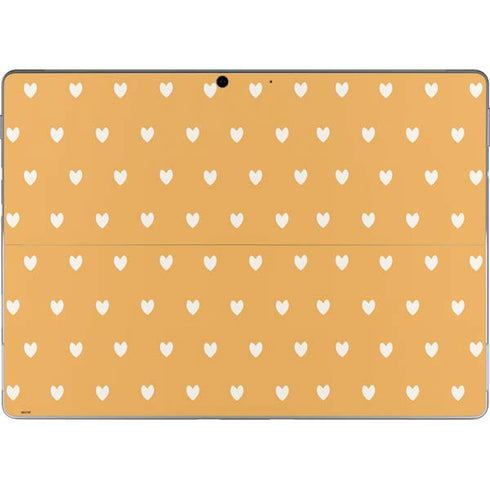 Yellow and White Hearts Surface Pro 8 Skin