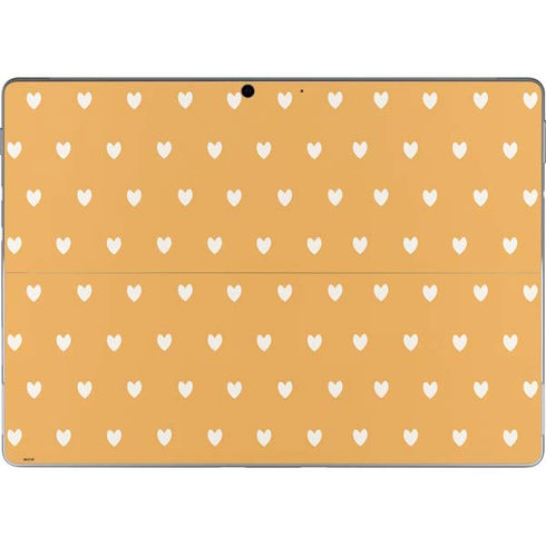 Yellow and White Hearts Surface Pro 9 Skin