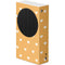 Yellow and White Hearts Xbox Series S Console Skin