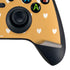 Yellow and White Hearts Xbox Series X Controller Skin