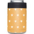 Yellow and White Hearts Yeti Colster Can Insulator Skin