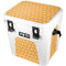 Yellow and White Hearts YETI Roadie 24 Hard Cooler Skin
