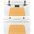Yellow and White Hearts YETI Tundra 45 Hard Cooler Skin