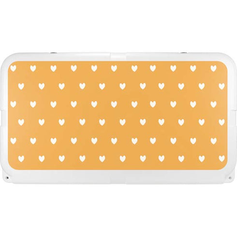 Yellow and White Hearts YETI Tundra 65 Hard Cooler Skin