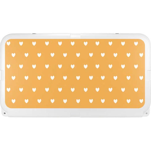 Yellow and White Hearts YETI Tundra 75 Hard Cooler Skin