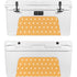 Yellow and White Hearts YETI Tundra 75 Hard Cooler Skin