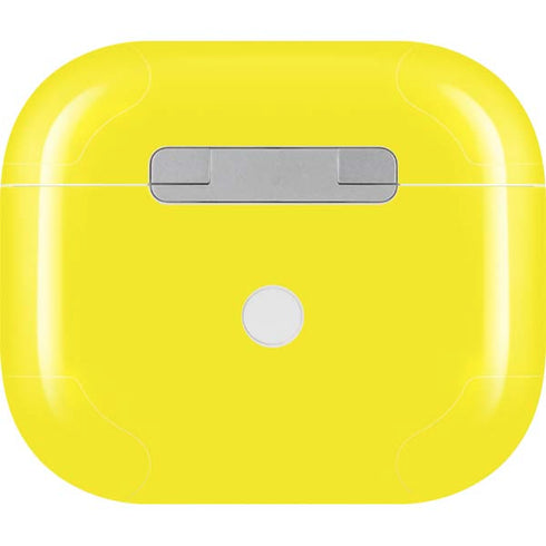 Yellow Solid Apple AirPods (3rd Gen 2021) Skin