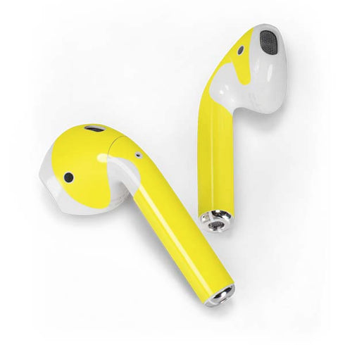Yellow Solid Apple AirPods Skin