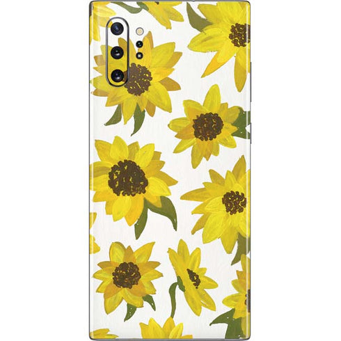 Cat Coq Sunflower Acrylic Galaxy Note 10 Plus Skin